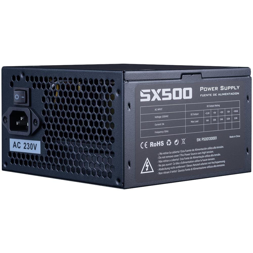 Alimentatore per PC PSU010027 ATX Potenza 500 W Colore Nero - Foto 2