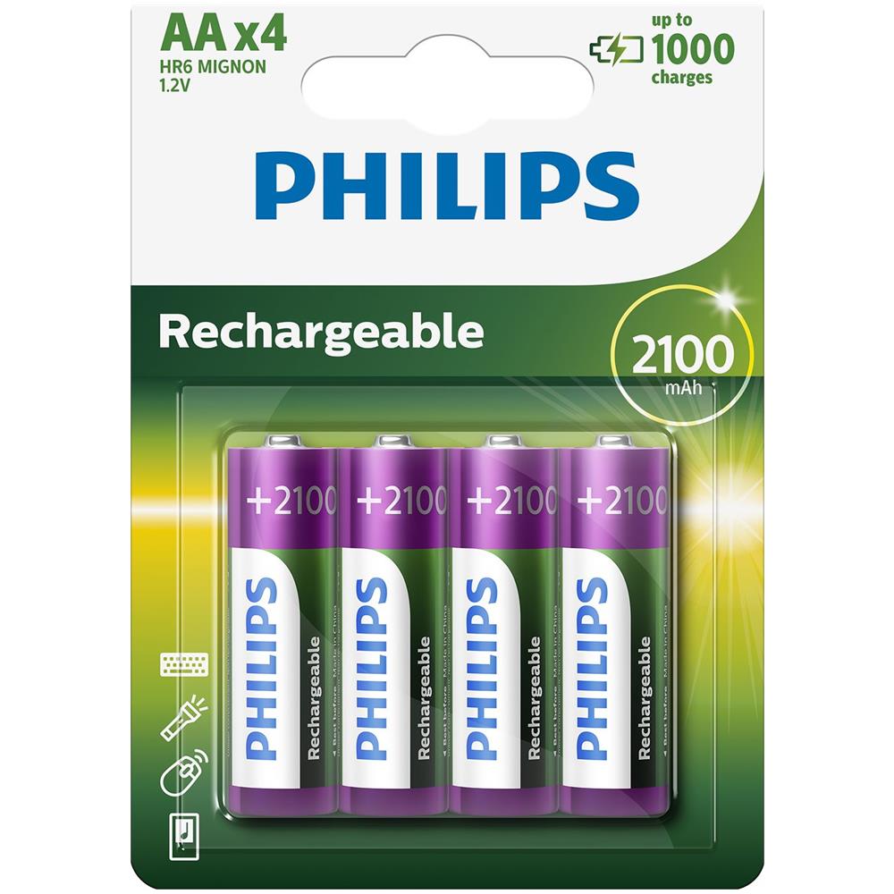 Batteria In Singola Conf (4pz Per Blister) , Multilife Ricaricabile, Aa Ni-mh, 1,2 Volt, 2100 Mah - Foto 6