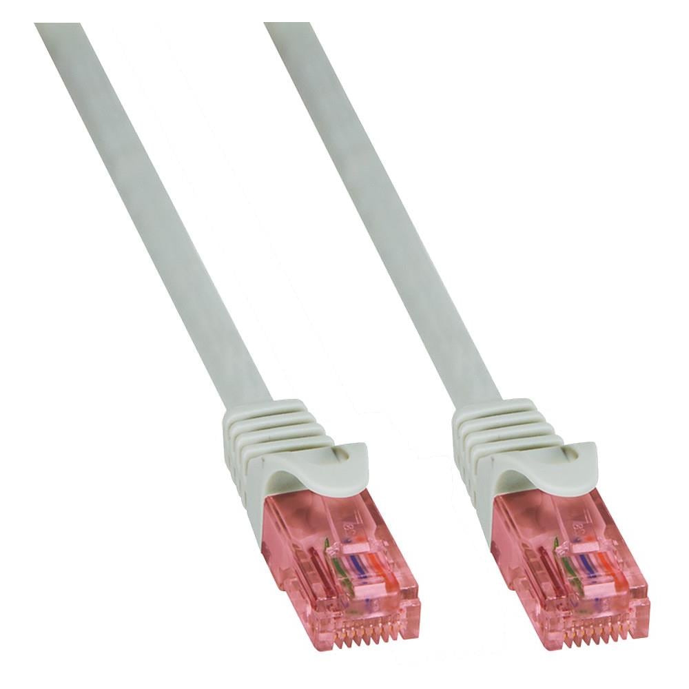 ICOC LU6-005 - Cavo di Rete Patch in Rame Cat. 6 Grigio U / UTP LSZH 0,5m - Foto 2