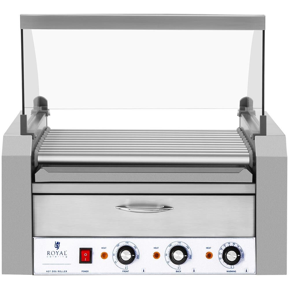 Cuoci Hot Dog - 11 Rulli - Con Cassetto Caldo - Acciaio Inox - Foto 2