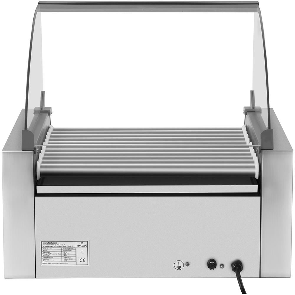 Cuoci Hot Dog - 11 Rulli - Con Cassetto Caldo - Acciaio Inox - Foto 3