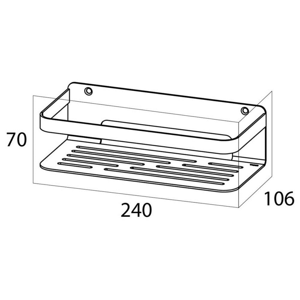 Mensola Da Bagno Caddy Argentata 1400030946 - Foto 6