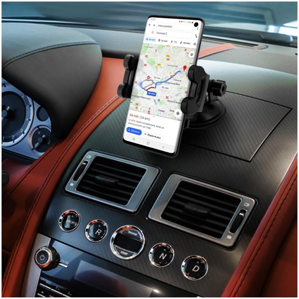Supporto Auto Smartphone Cruscotto / Griglia Di Ventilazione / Parabrezza - Foto 5