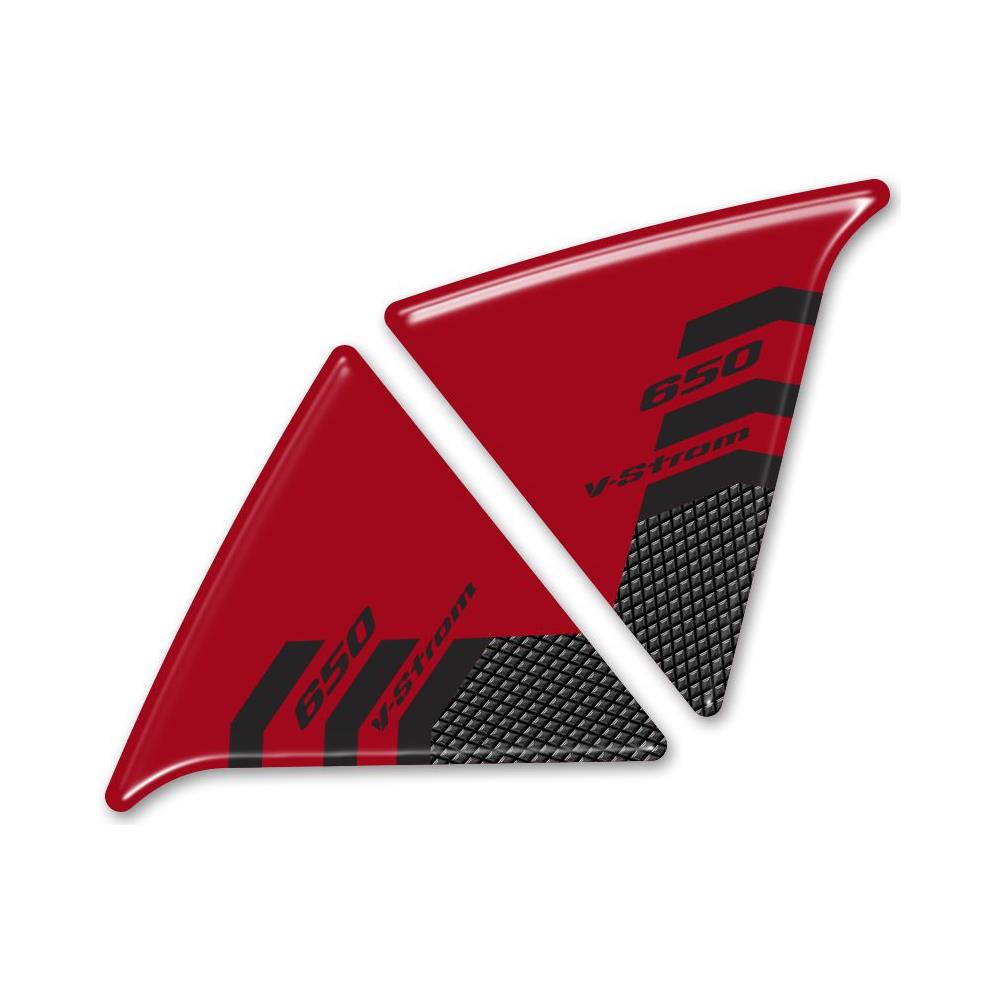 Adesivi Resinati Cruscotto Compatibili Con Suzuki V-strom 650 2017-18 Rosso - Foto 1