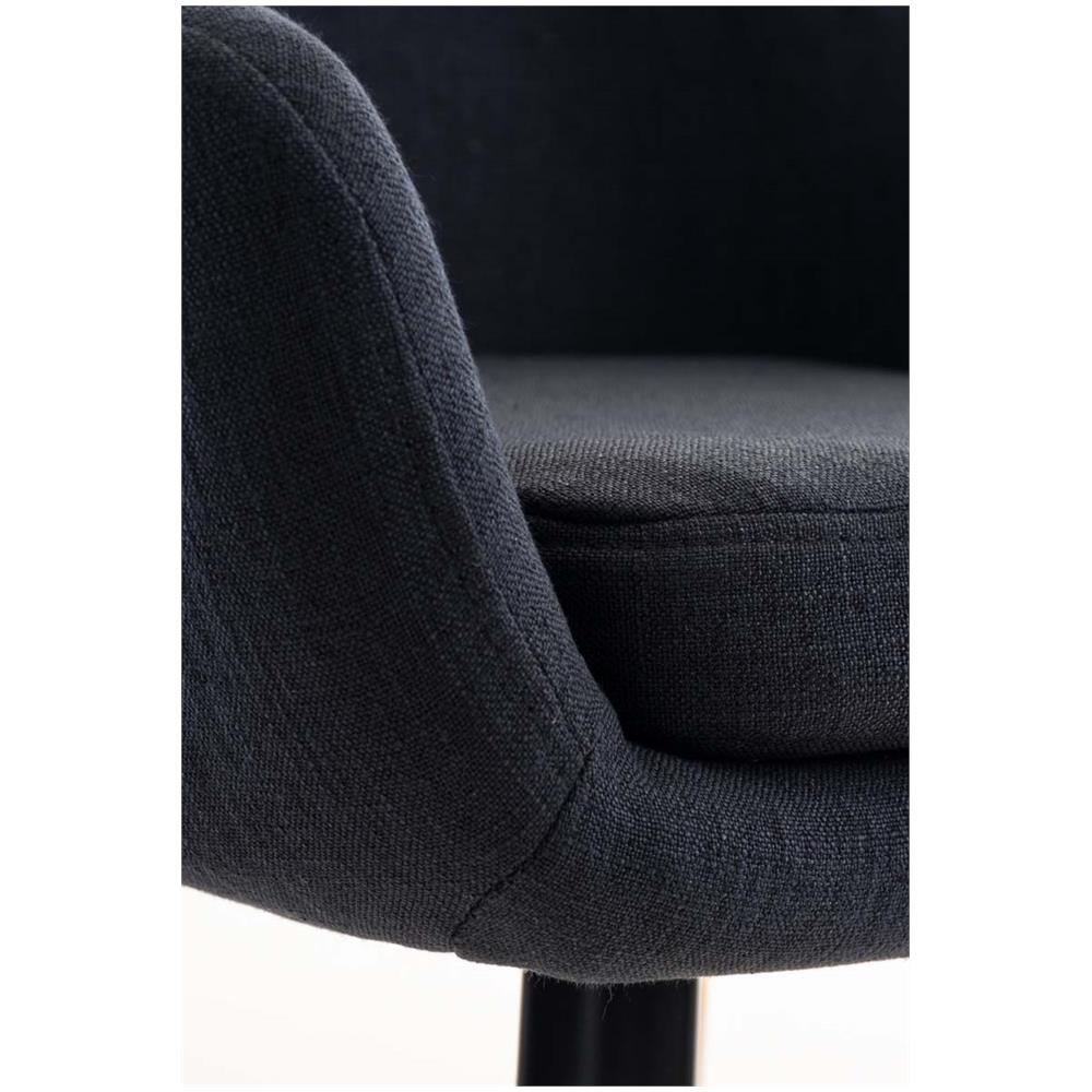 Grant - Set di 2 sgabelli da Bar con Imbottitura di Alta qualità e Rivestimento in Tessuto, con Struttura a 4 Piedi, in Legno - Foto 5