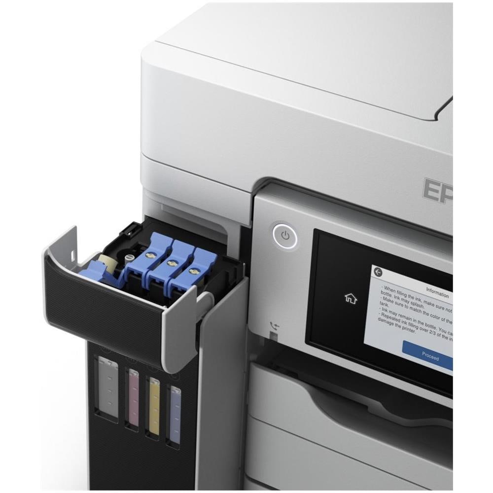 Stampante Multifunzione EcoTank Pro ET-5880 Inkjet a Colori A4 4800×2400 DPI Wi-Fi / Ethernet / USB Copia Scansione e Fax a Colori 25 ipm a Colori - Foto 3