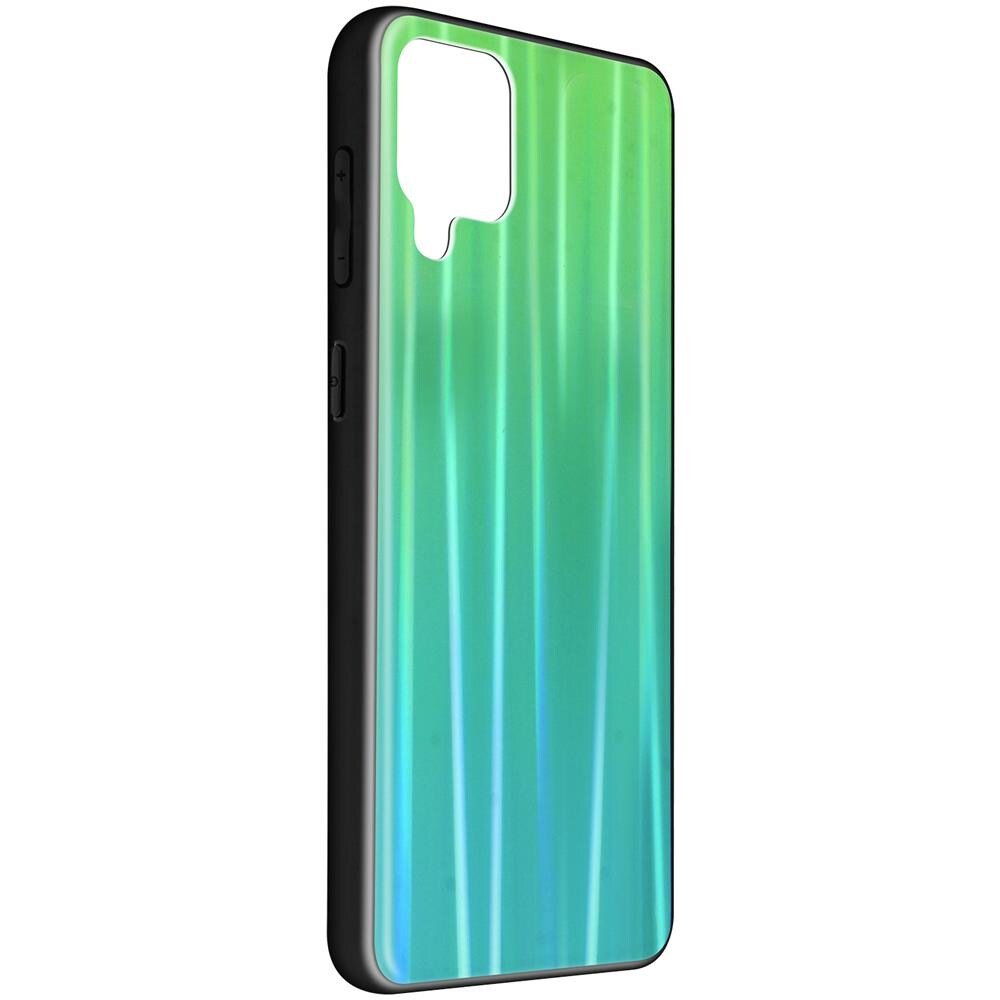 Cover Samsung Galaxy A42 Bi-materiale Olografica Brillante Sottile Leggera Verde - Foto 2