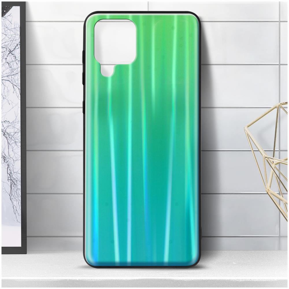 Cover Samsung Galaxy A42 Bi-materiale Olografica Brillante Sottile Leggera Verde - Foto 5