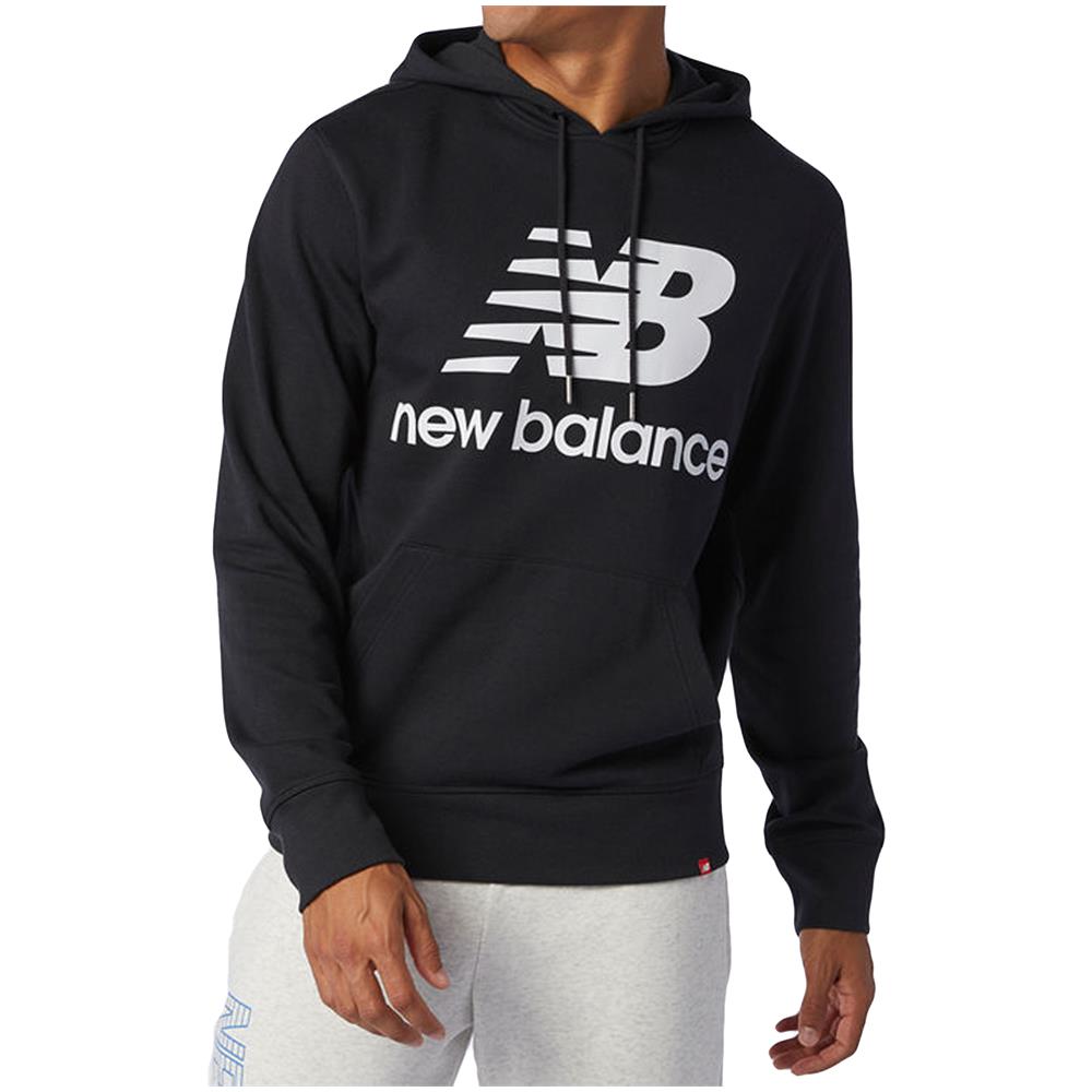 Felpa Da Uomo Con Cappuccio Stacked Logo Nera Taglia M Codice Mt03558bk - Foto 1