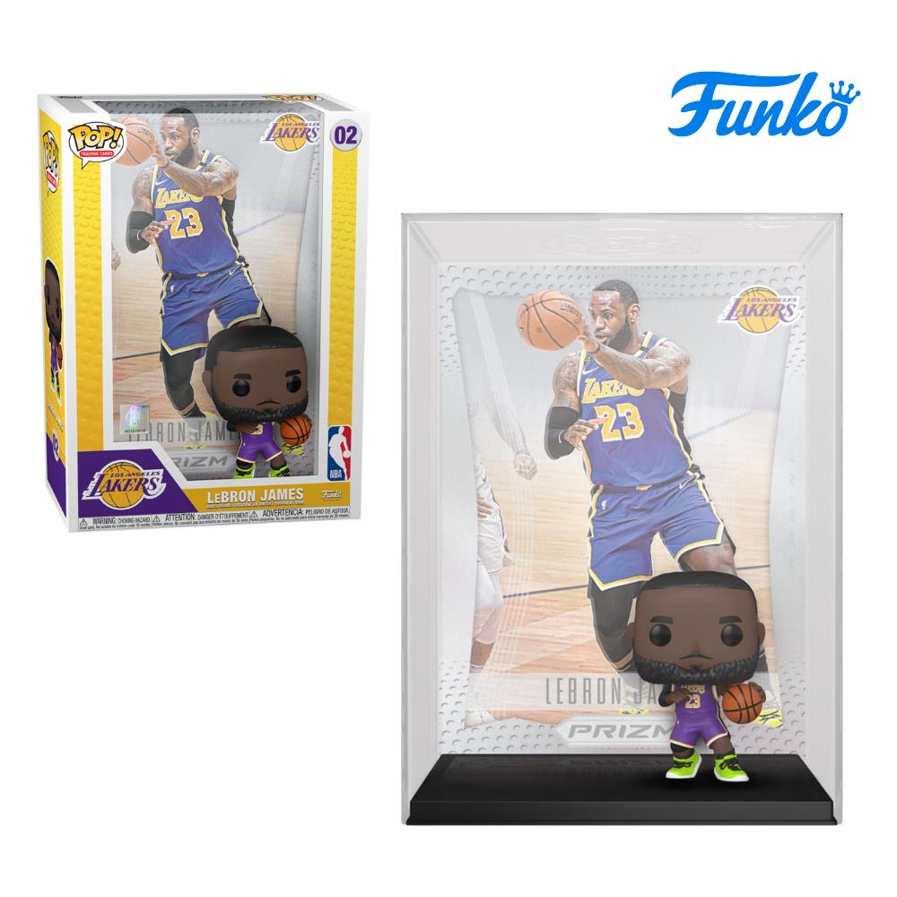 Nba Trading Card Pop! Basketball Vinyl Figure Lebron James 9 Cm - Foto 2