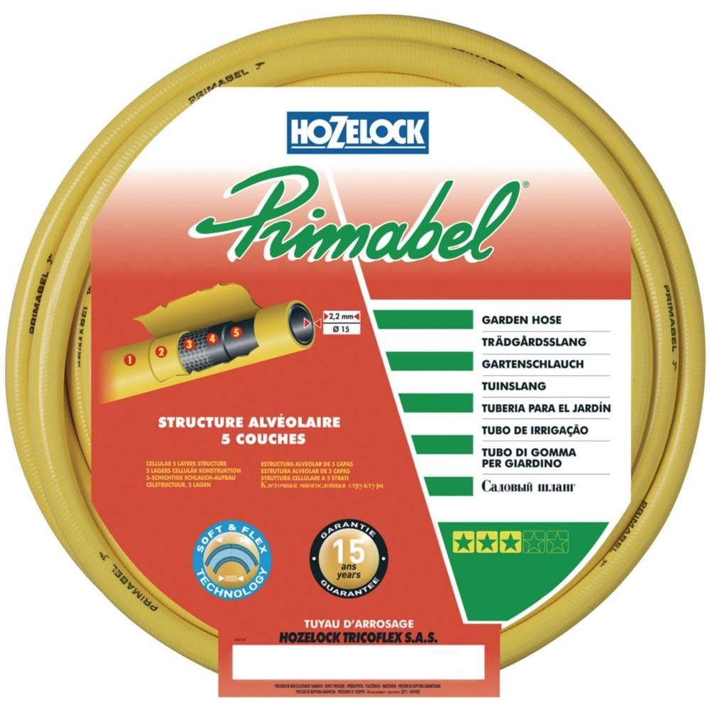 Tubo Da Giardino Flessibile Multistrato D15 Mm X 50 M - Giallo - 116394 - Foto 1