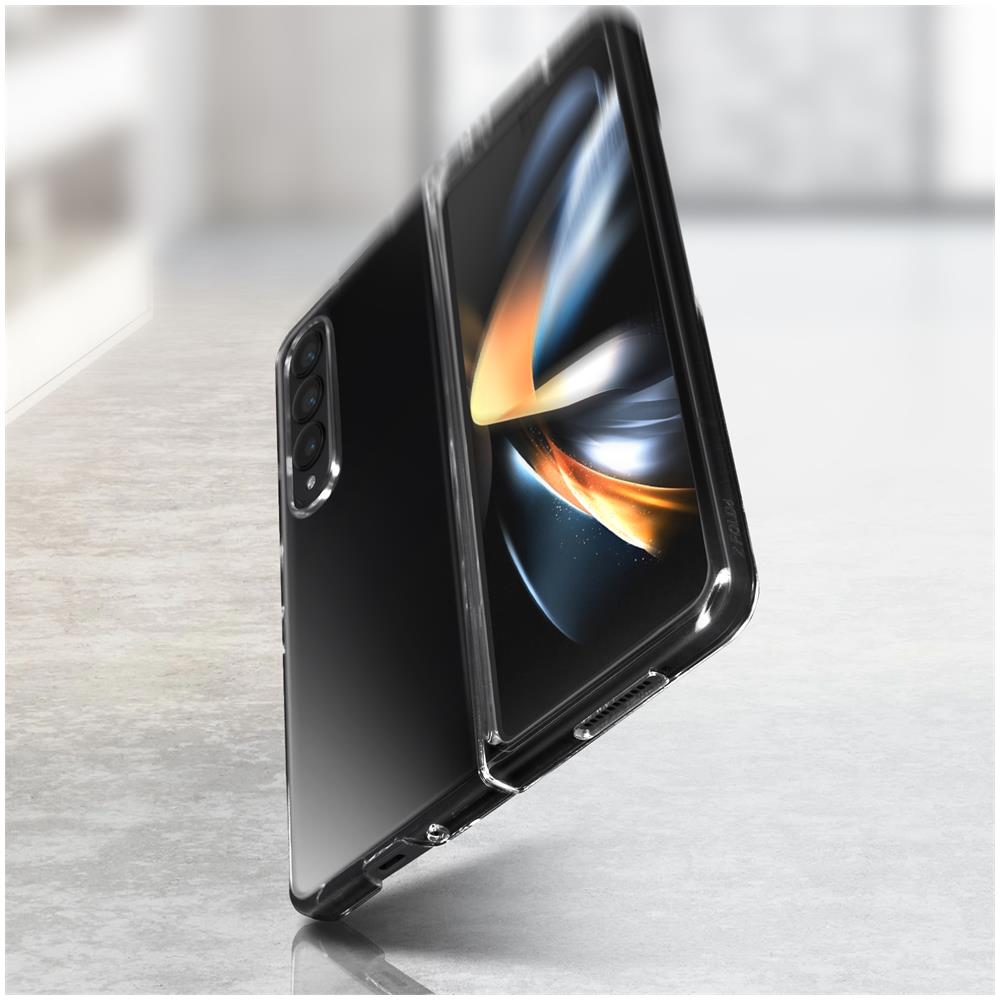 Cover Rigida In 2 Parti Samsung Galaxy Z Fold4 5g, Policarbonato Trasparente - Foto 2