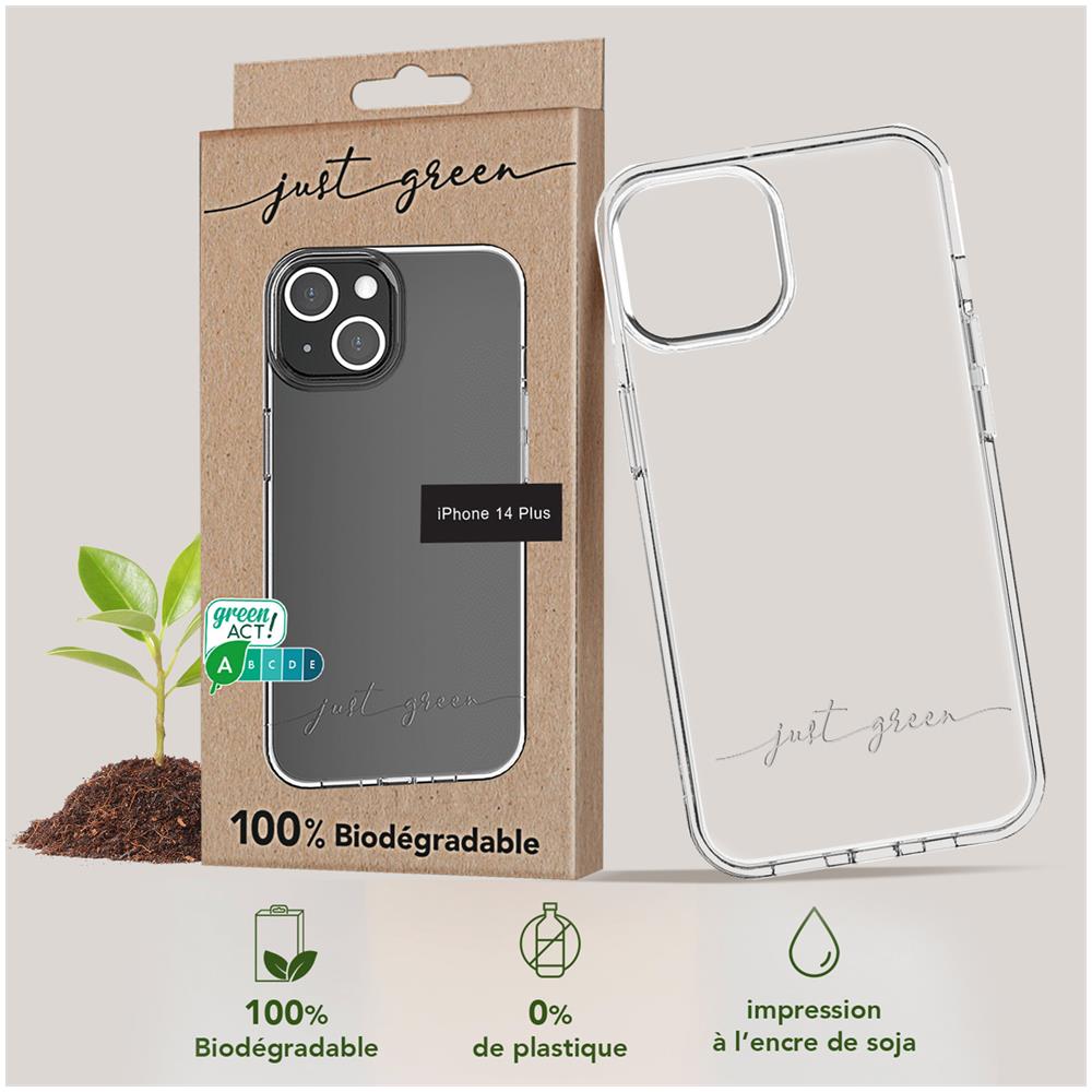 Cover Biodegradabile Per Iphone 14 Plus Trasparente - Foto 2