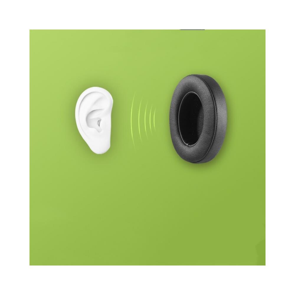 Cuscinetti Auricolari In Similpelle Per Cuffie Di Ricambio Sony Xb910n, 1 Paio Black - Foto 2