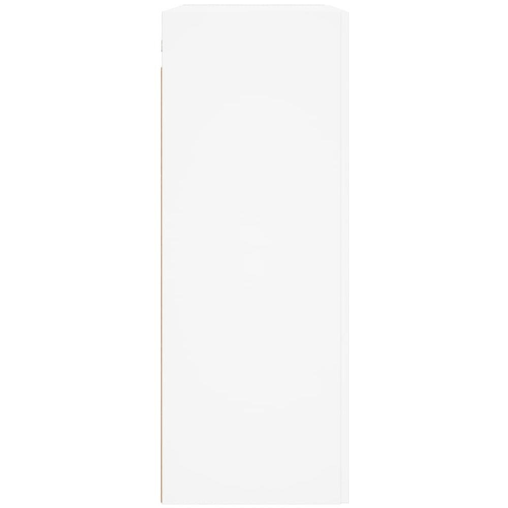 Armadietti A Parete 2 Pz Bianchi In Legno Multistrato - Foto 2