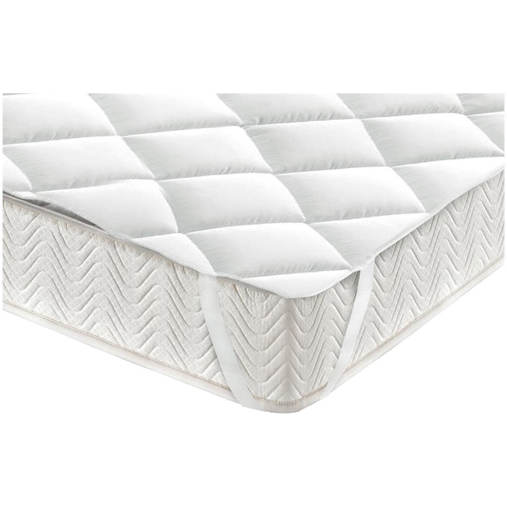 Topper Coprimaterasso Imbottito Trapuntato Con Elastici Agli Angoli Modello Lh Singolo Topper - Foto 2