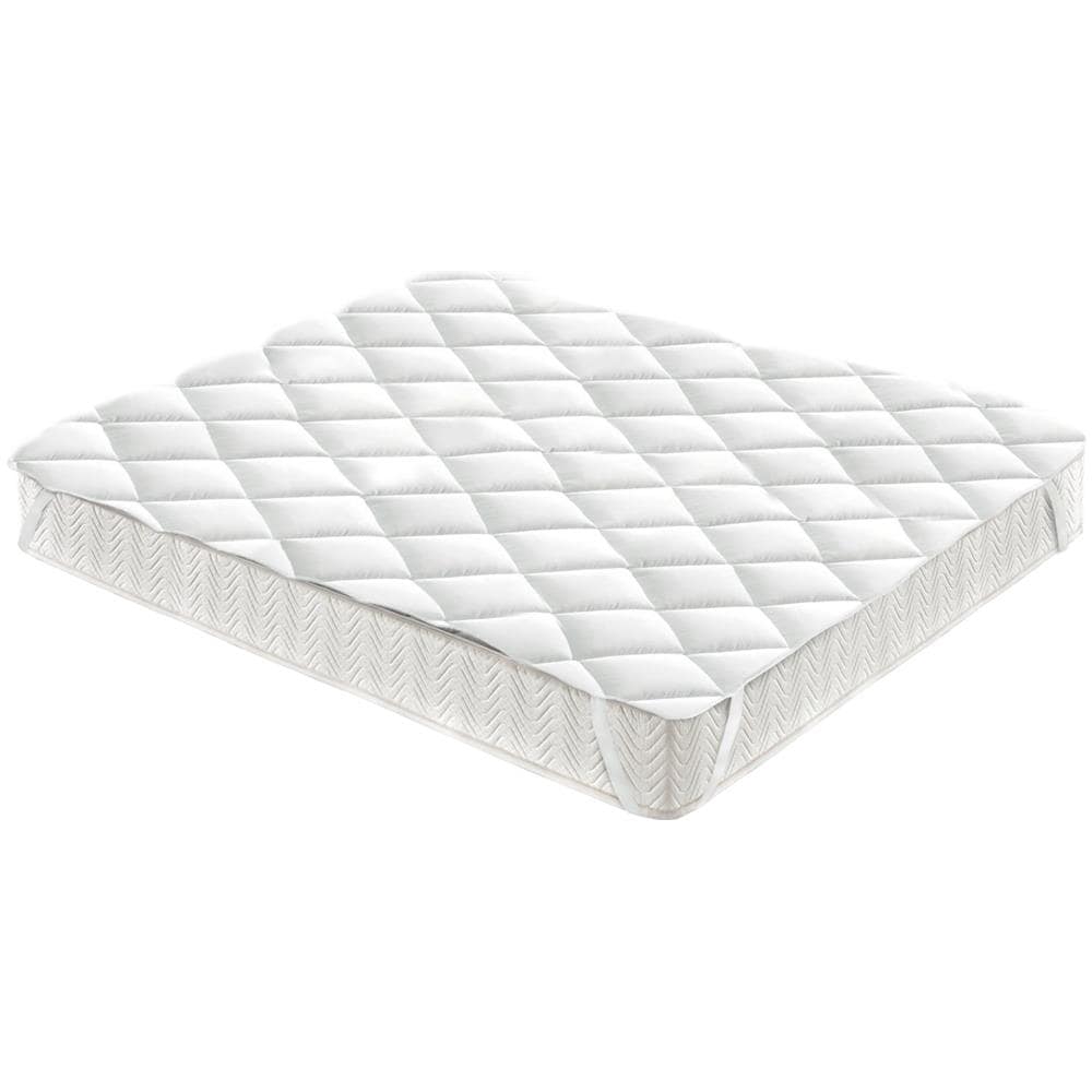 Topper Coprimaterasso Imbottito Trapuntato Con Elastici Agli Angoli Modello Lh Singolo Topper - Foto 1