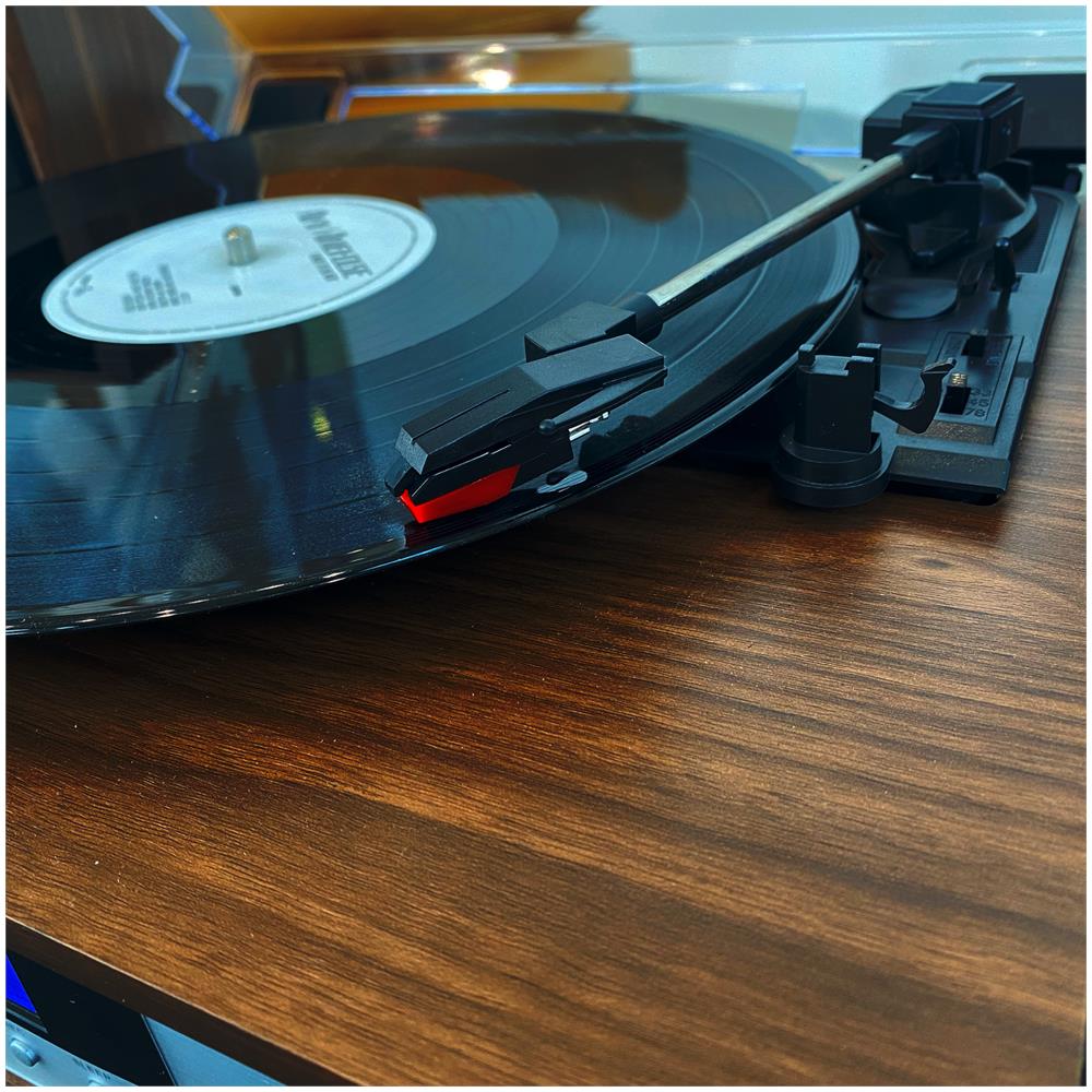 Piatti Audio MC-160WD Trasmissione Manuale Radio Integrata Ingresso Aux Bluetooth LCD Legno - Foto 11