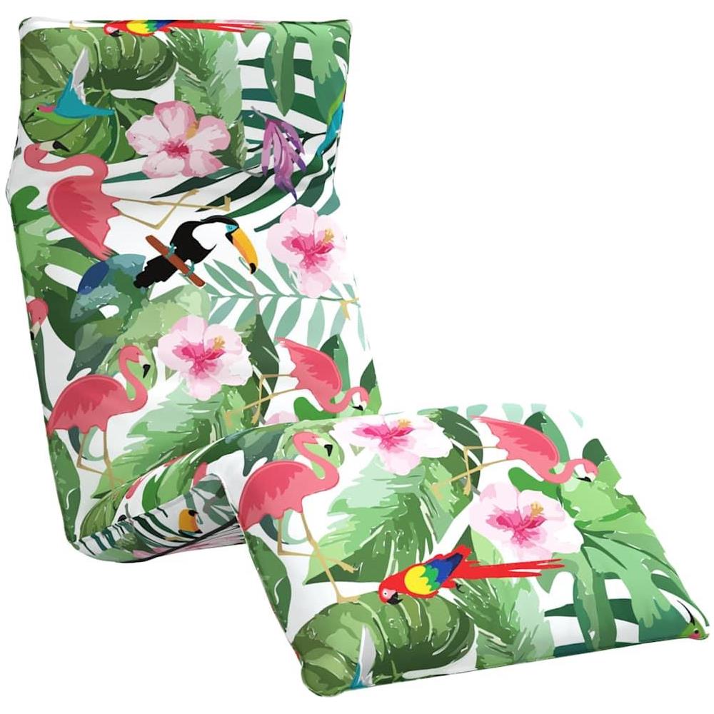 Lettino Pieghevole Multicolore 175x54x8,5 cm in Tessuto Oxford - Foto 1