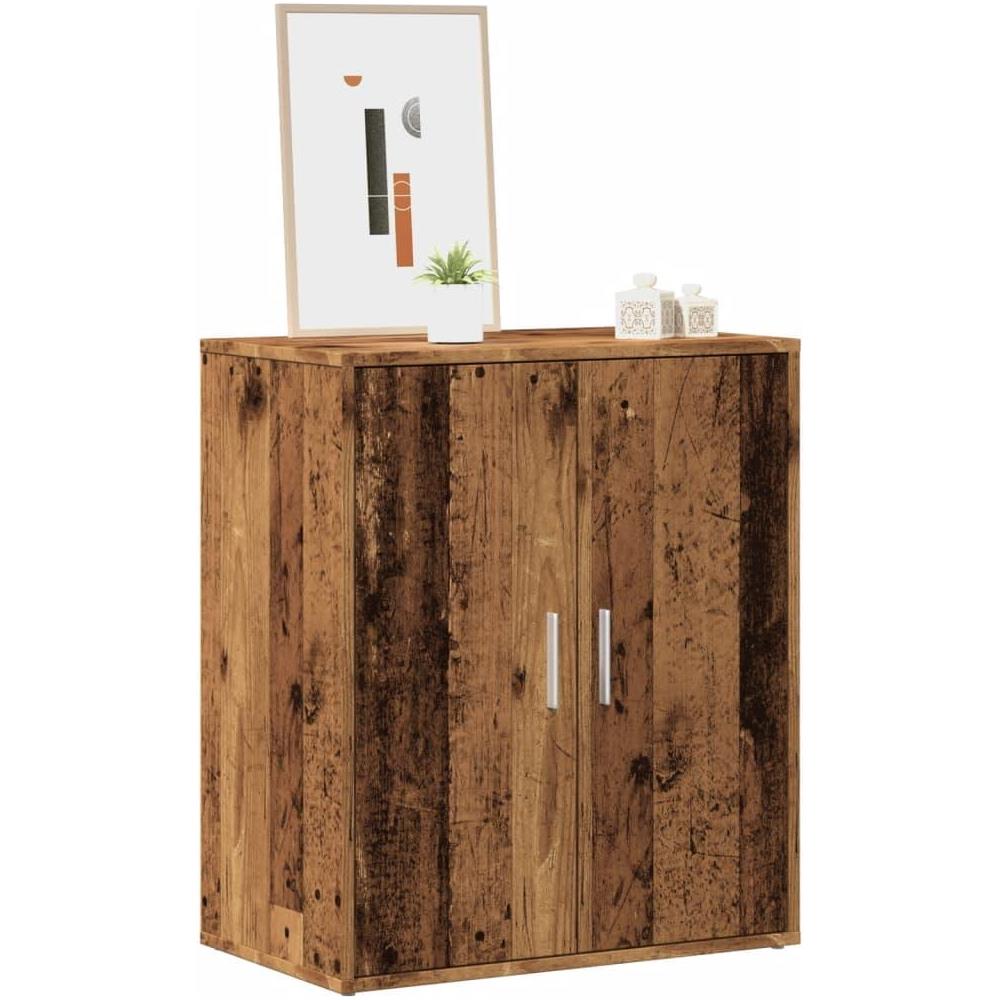 Scarpiera Legno Vecchio 60x35x70 cm in Legno Multistrato - Foto 2