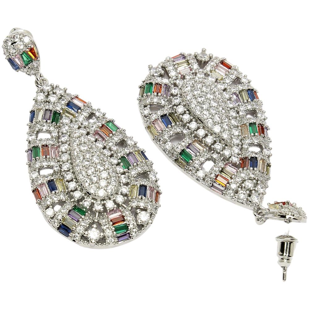 Collezione Diva Orecchini a Goccia Reali in Zirconia Cubica - Foto 2