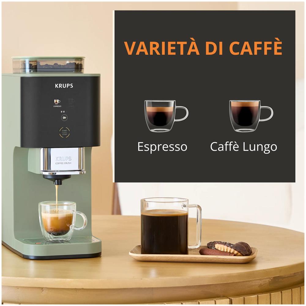 Coffee Crush, Macchina da Caffè Automatica, Design Compatto, SA401L - Foto 10