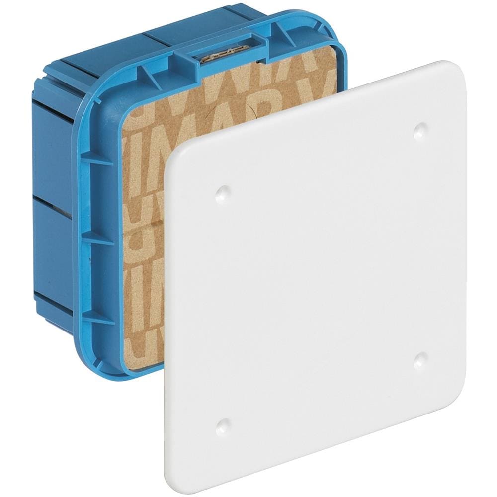 Scatola Derivazione Incasso Con Coperchio Bianco E Viti 92x92x50mm - Foto 2