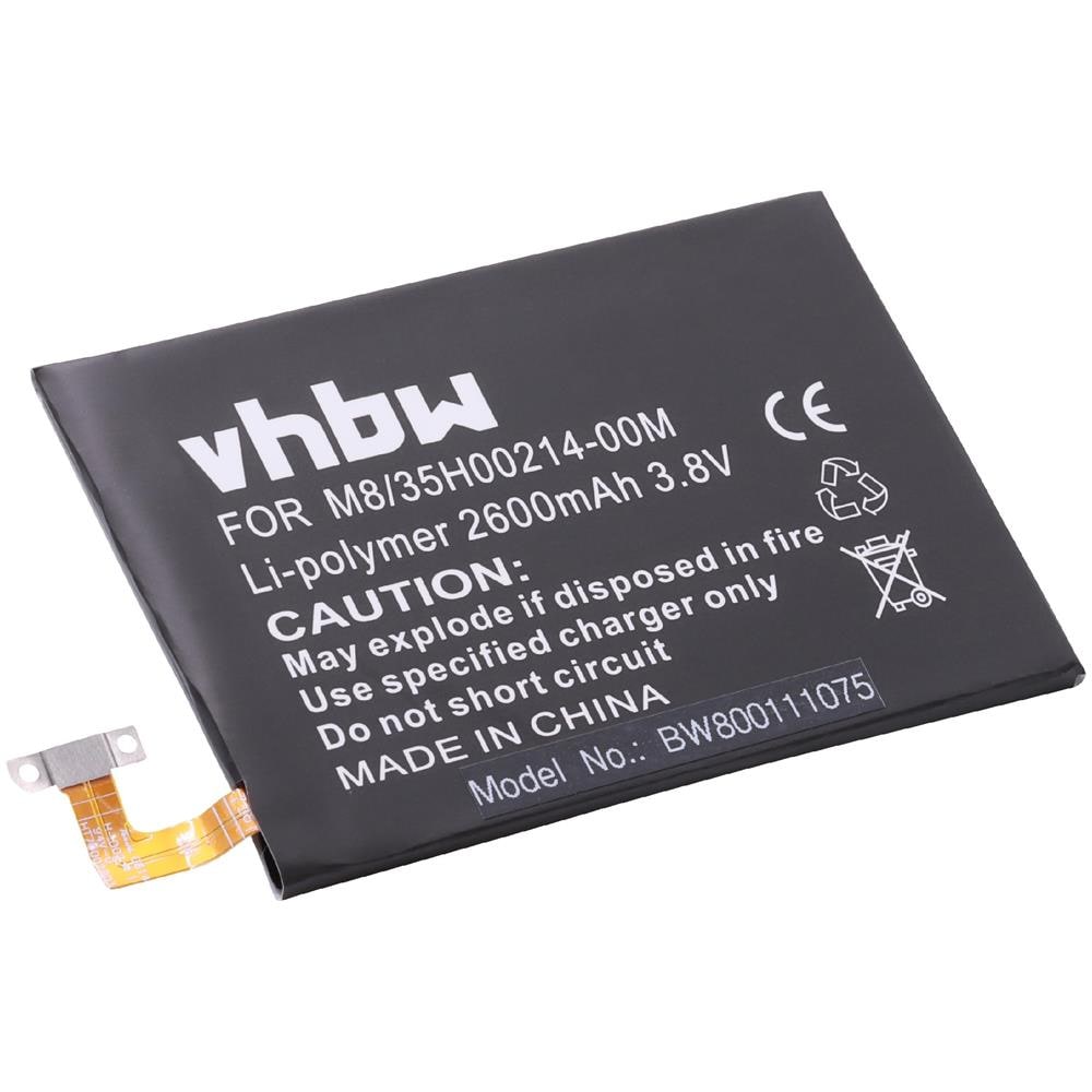 Li-ion Batteria 2600mah (3.8v) Per Cellulari E Smartphone Htc One M8et Eye, M8et Eye 4g Sostituisce B0p6b100, 35h00214-00m, 35h00214-01m. - Foto 1