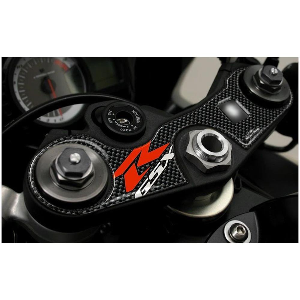 Adesivo 3d Protezione Piastra Sterzo Compatibile Con Gsxr 600 E 750 2006-16 - Foto 2