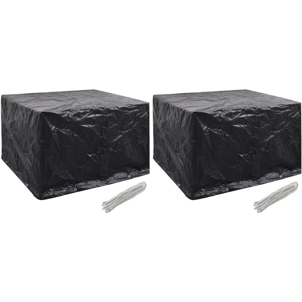 Coperture Arredi Giardino 2 Pz 8 Occhielli 135x135x90 Cm - Foto 1
