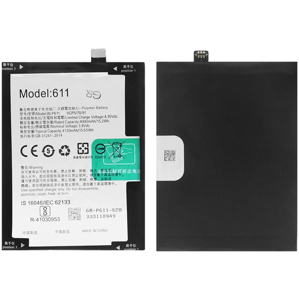 Ricambio Batteria Originale Oppo Blp611 4000 Mah Per R9 Plus X9079 - Foto 2