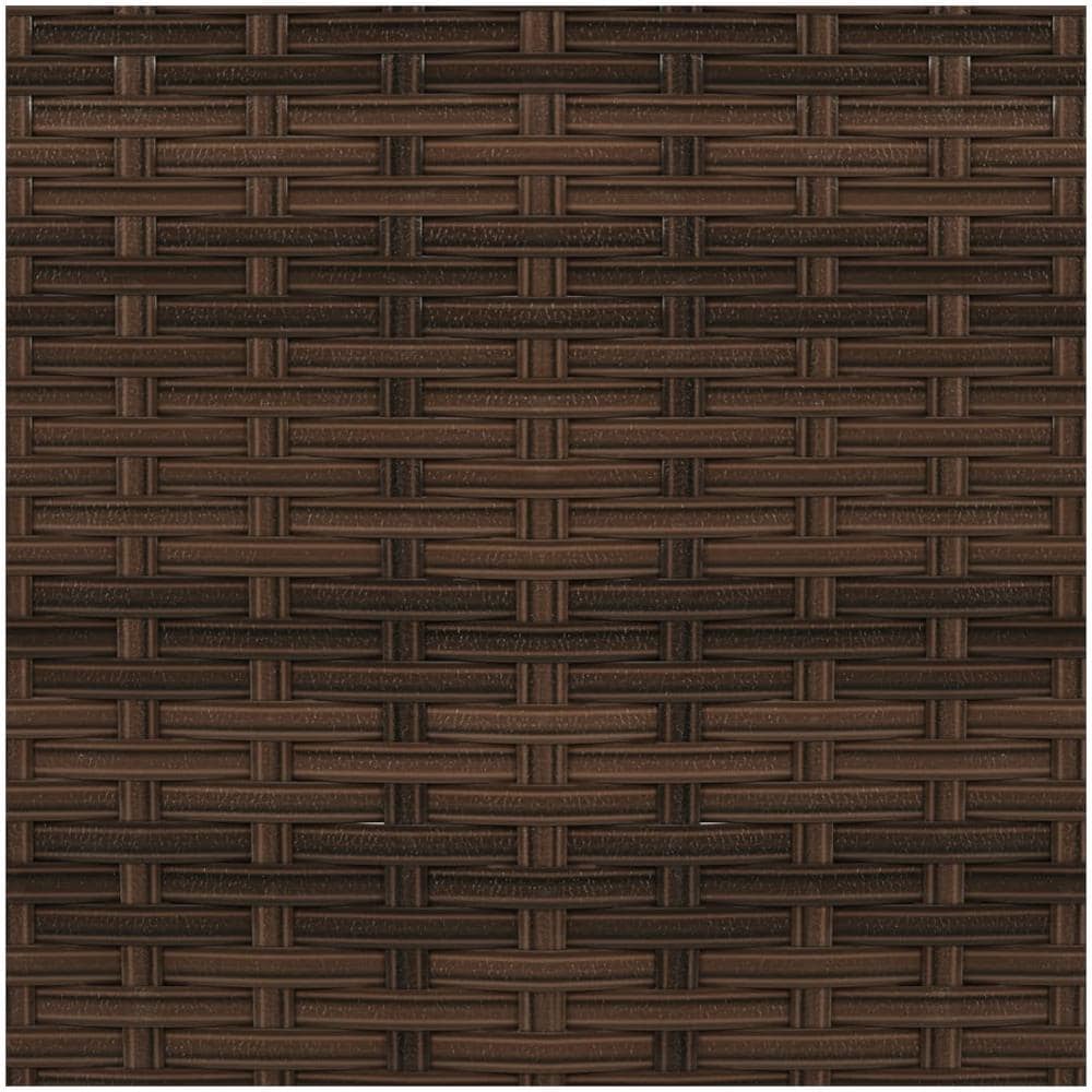 Set Divani Da Giardino 2 Pz In Polyrattan Marrone - Foto 2