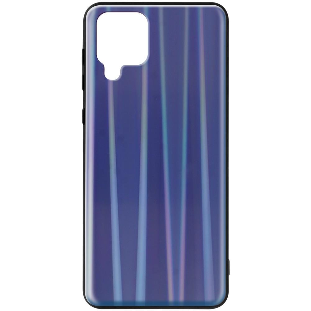 Cover Samsung A42 Bi-materiale Olografica Brillante Sottile Leggera Blu Notte - Foto 1