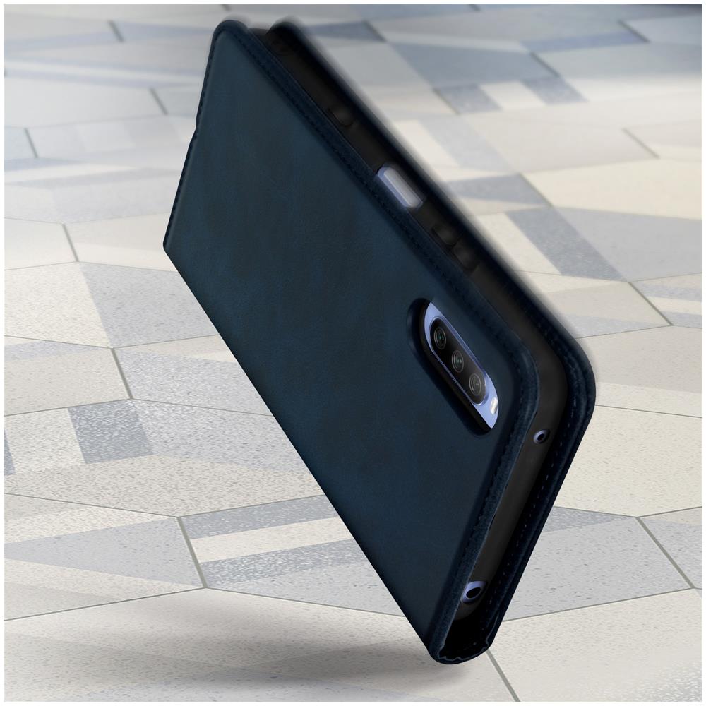 Custodia Sony Xperia 10 Iii Portafoglio Supporto Video Chiusura Magnetica Blu - Foto 2