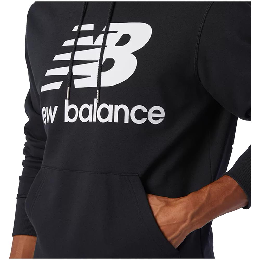 Felpa Da Uomo Con Cappuccio Stacked Logo Nera Taglia L Codice Mt03558bk - Foto 4