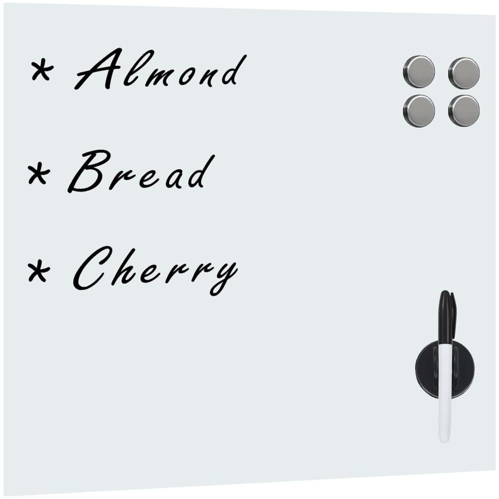 Lavagna Magnetica a Parete in Vetro 50x50 cm - Foto 1