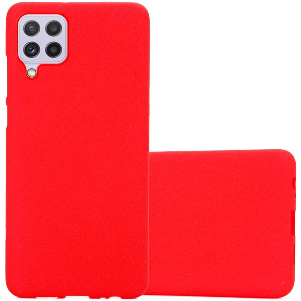 Custodia Compatibile Con Samsung Galaxy A22 4g / M22 / M32 4g In Frost Rosso - Coperchio Protettivo In Silicone Tpu Flessibile - Foto 1