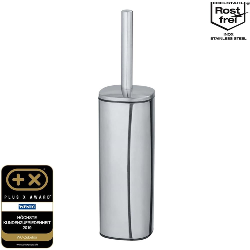 Spazzola Wc Alassio, Acciaio Inox, Argento, - Foto 4