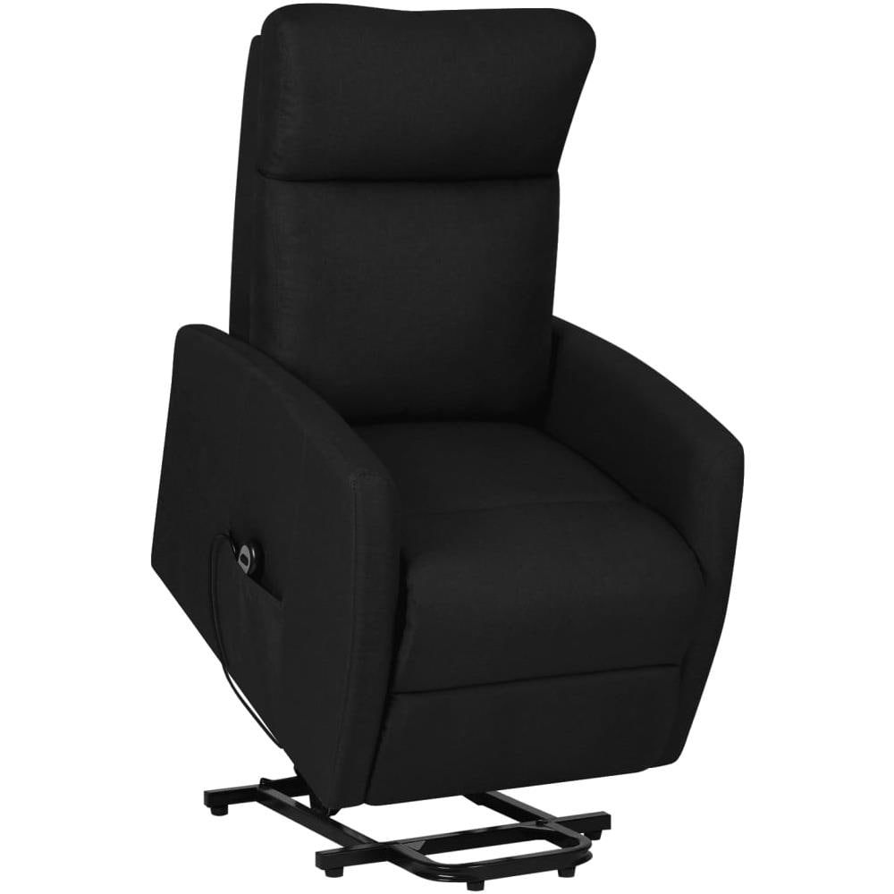 Poltrona Alzapersona Nera in Tessuto - Foto 1