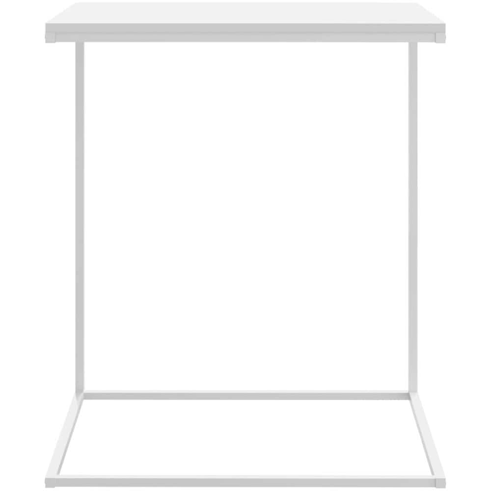 Tavolino da Salotto Bianco 55x35x66 cm in Legno Multistrato - Foto 2