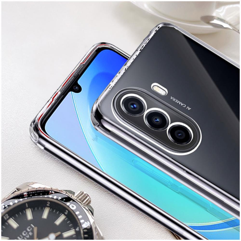 Cover Per Huawei Nova Y70 Silicone Sottile 0,2 Mm Trasparente - Foto 6