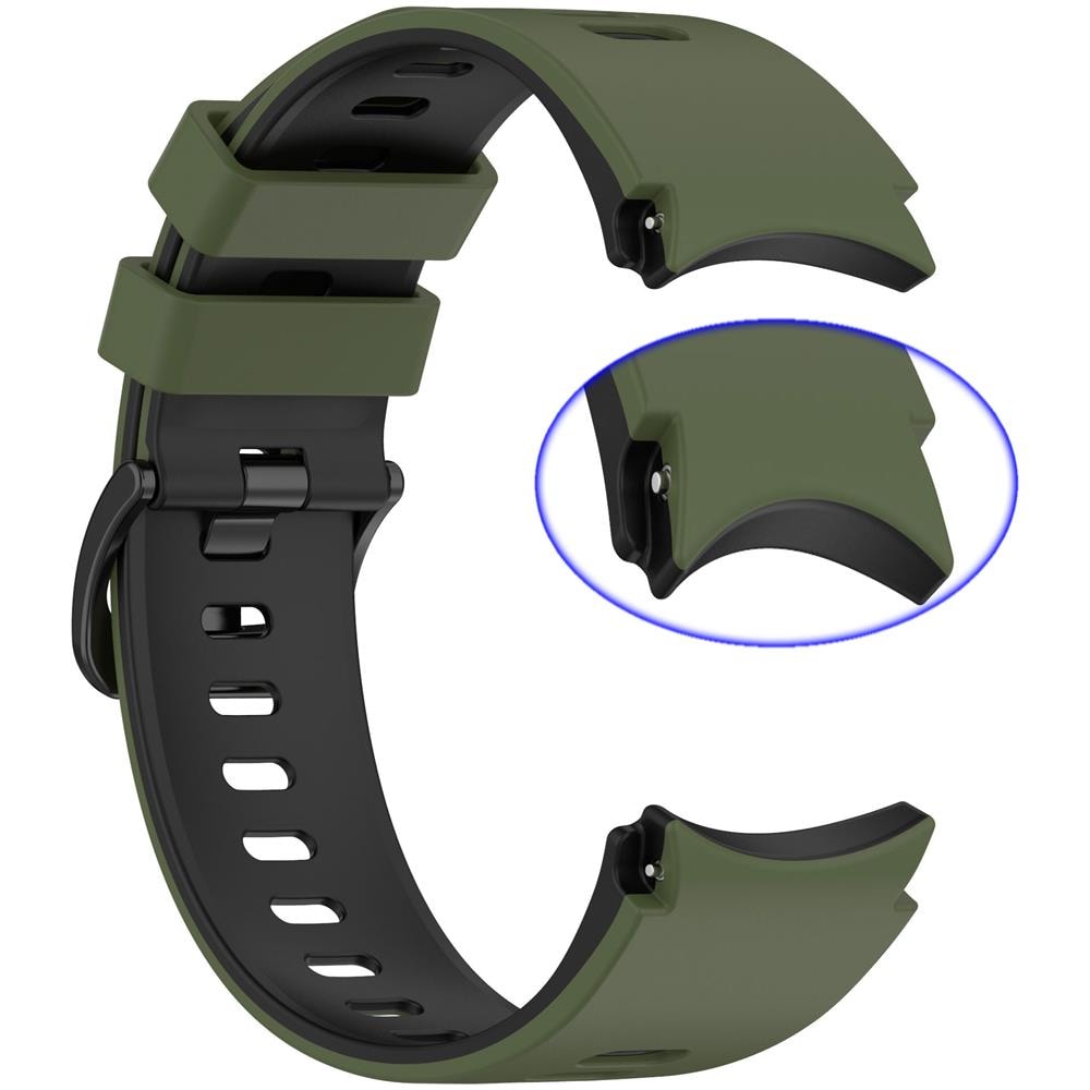 Cinturino Bicolore Per Samsung Galaxy Watch 4/5/6/6 Classic Green - Foto 2