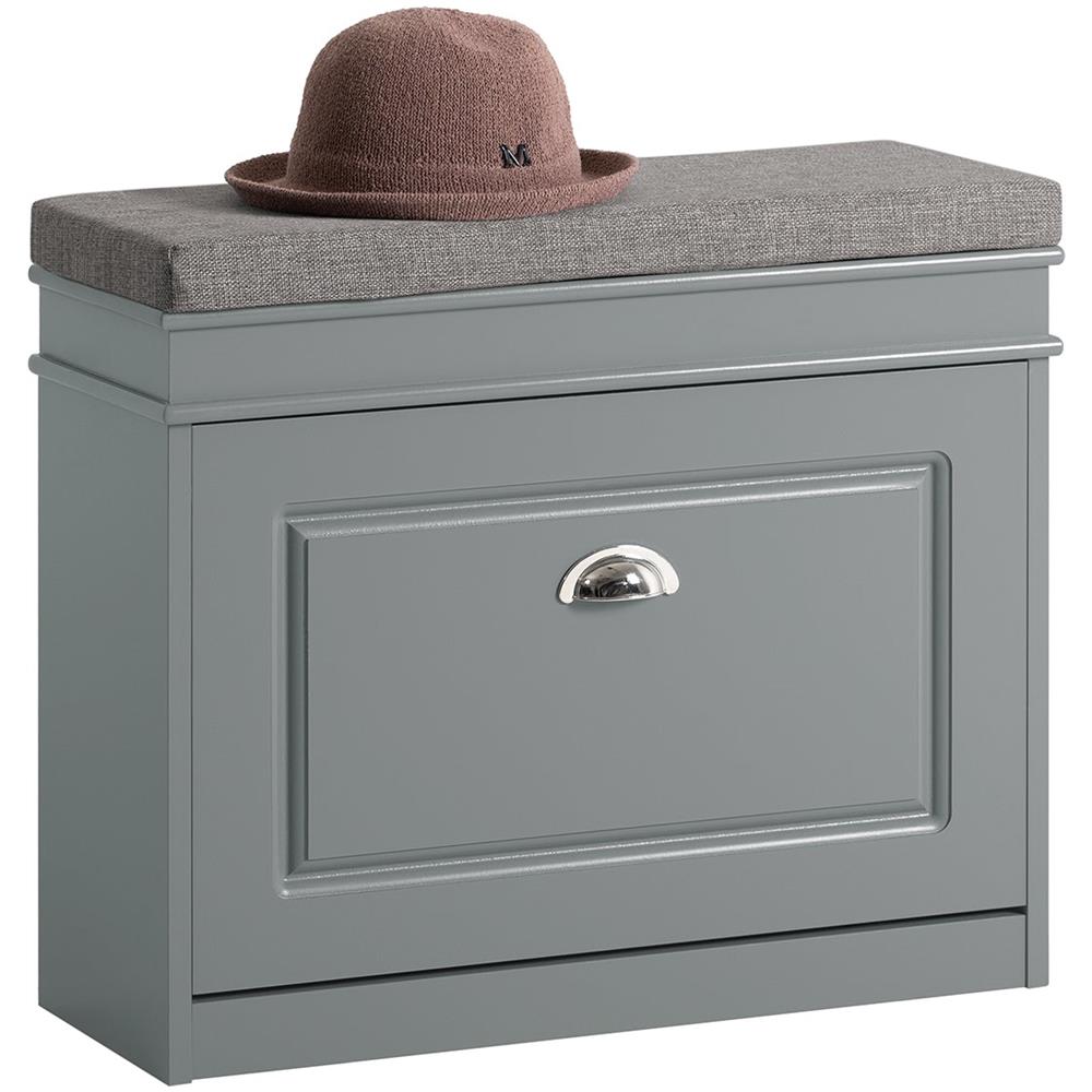 Mobili Per Scarpe Serie Scarpiere 1 Anta 1 Cuscino 60x24x51cm Grigio Fsr82-k-hg - Foto 1