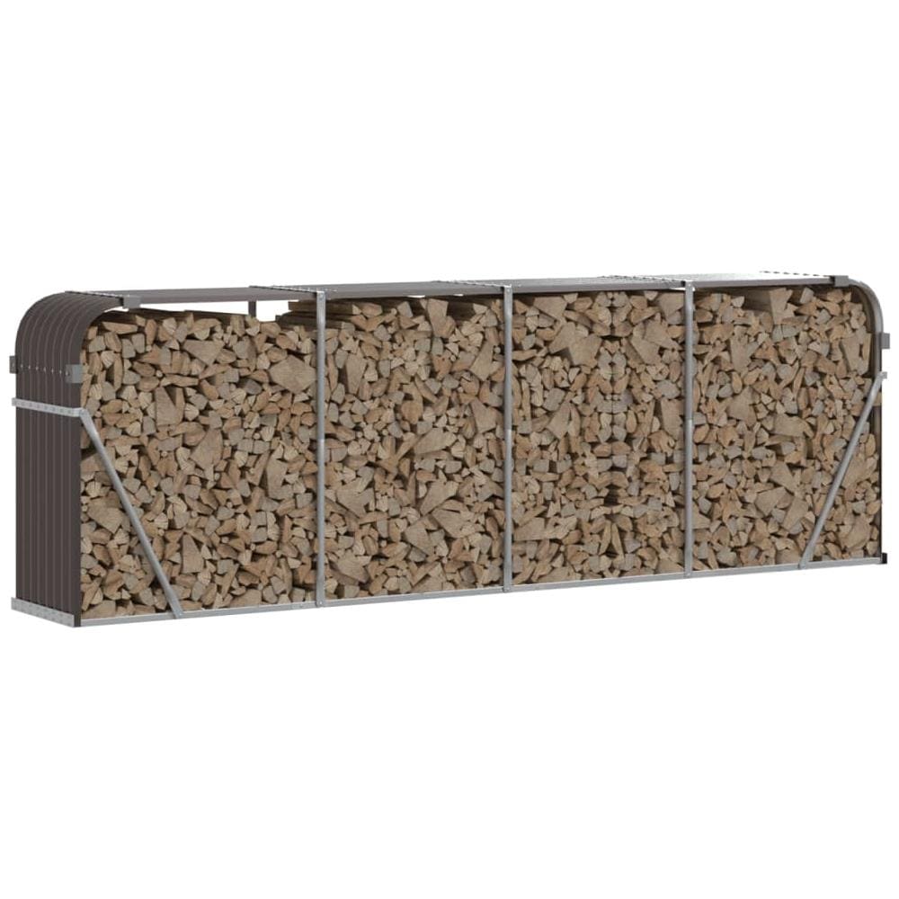 Portaceppi Marrone 300x45x100 Cm In Acciaio Zincato - Foto 3