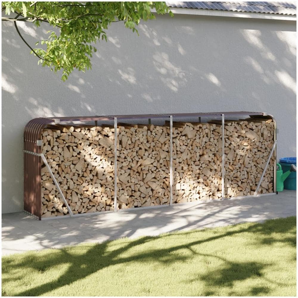 Portaceppi Marrone 300x45x100 Cm In Acciaio Zincato - Foto 1