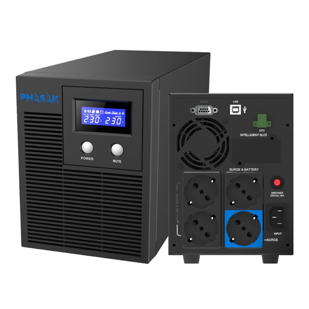 Protekt Torre gruppo di continuità (UPS) A linea interattiva 1,06 kVA 700 W 4 presa (e) AC - Foto 1