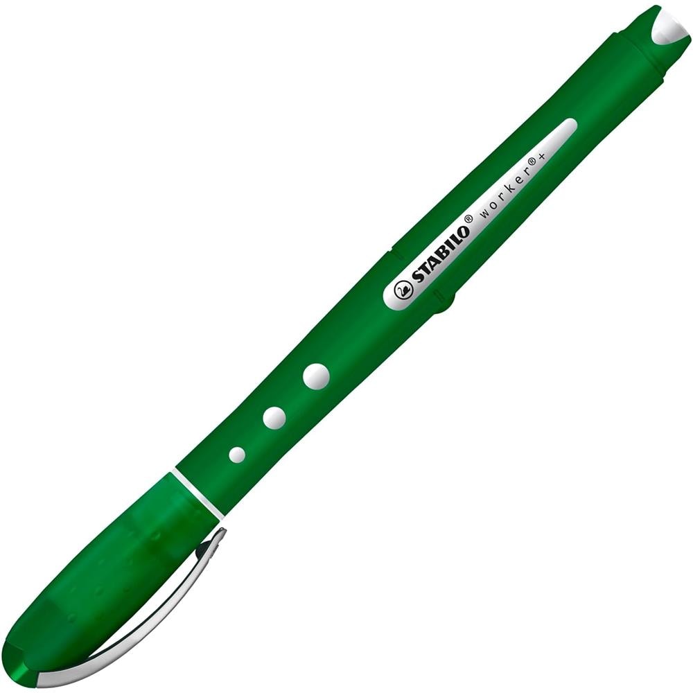 worker+ colorful - Penna Roller - Tratto 0,5 mm - Confezione da 10 - Verde - Foto 2