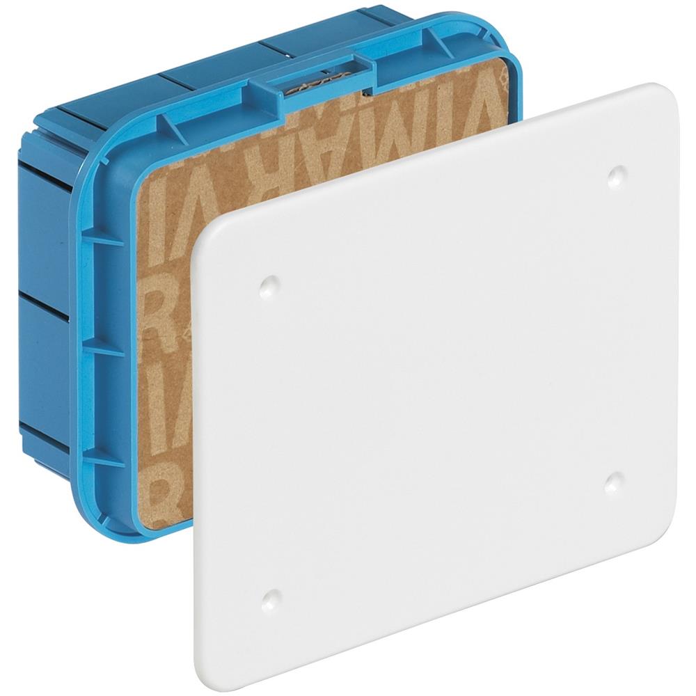 Scatola Derivazione Incasso Con Coperchio Bianco E Viti 116x92x50mm - Foto 2