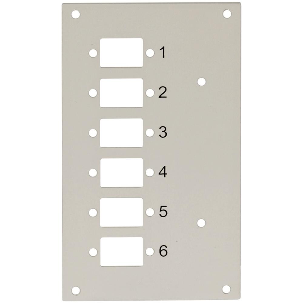I-CASE DIN-SPL6SCS - Pannello Frontale 6 Connessioni SC-Simplex per Box Ottico - Foto 1