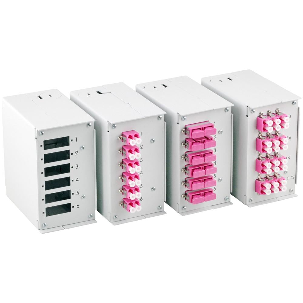 I-CASE DIN-SPL6SCS - Pannello Frontale 6 Connessioni SC-Simplex per Box Ottico - Foto 2